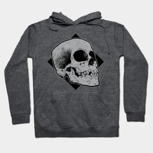 Skull line drawing Hoodie